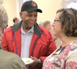 Dr. Gregory Thornton at the Great Kids Farm Fall Food and Jazz Festival