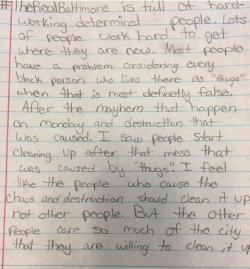 Student reflections on #TheRealBaltimore, via the Huffington Post